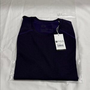 Figs Men’s Purple Longsleeve Underscrub Top